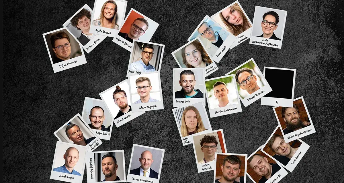Zdjęcia młodych profesjonalistów tworzą cyfrę 26, symbolizując prawdziwą przyczynę popularności colivingu wśród nich w 2026 roku: wspólnotę i rozwój.