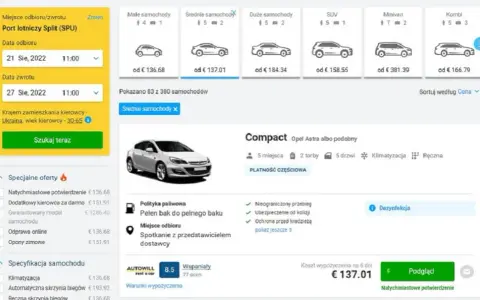 Ile kosztuje wynajem samochodu? Sprawdź ceny i ukryte koszty