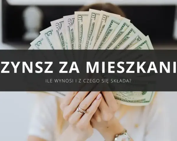 Ręce trzymające banknoty dolarów, symbolizujące wyższy czynsz za mieszkanie w bloku z 2025 roku.
