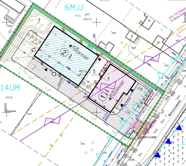 Plan ogólny: czy Twoja gmina zdąży uchwalić plan ogólny do 30 czerwca 2026 roku? Na mapie zaznaczono działki i budynki.