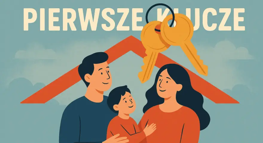 Rodzina pod dachem z kluczami. Czy program Pierwsze Klucze faktycznie obniży ratę kredytu do 1,5 procent?