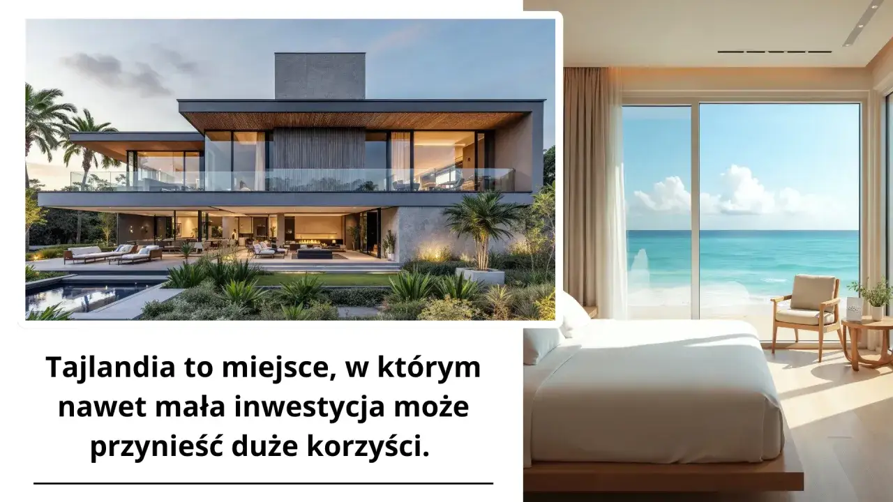 Nowoczesna willa z basenem i widokiem na ocean. Dowiedz się, ile kosztują mieszkania w Tajlandii i jakie korzyści przynosi inwestycja.
