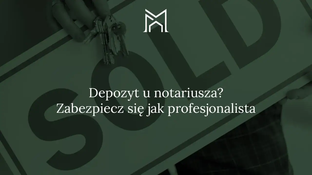 Klucze do mieszkania i napis